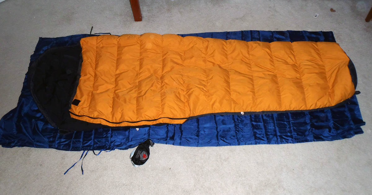 Grand Trunk with sleeping bag